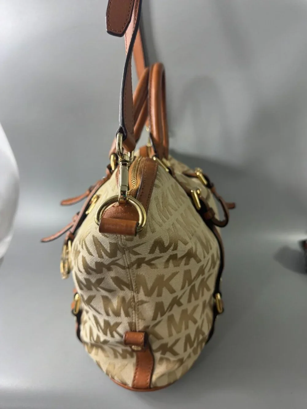 Michael Michael Kors Brown Bedford Satchel /Shoulder Bag